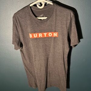 Burton x Mountain Dew Colab Men’s Grey Heathered T-Shirt Size Large